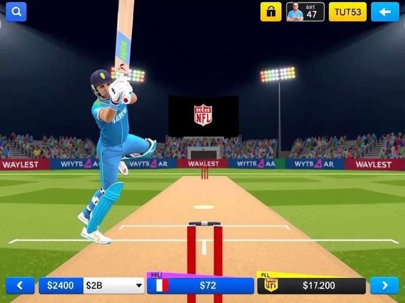 Intense cricket action in Pune Aces XI Pune Aces XI Gameplay Screenshot